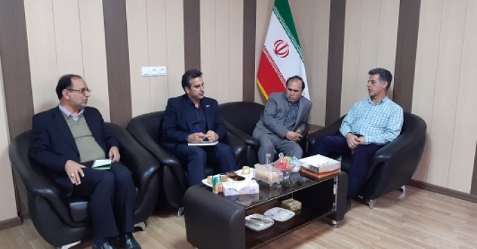 دیدار مدیر شرکت خدمات حمایتی کشاورزی استان زنجان با رئیس اعتبارات مدیریت شعب بانک کشاورزی