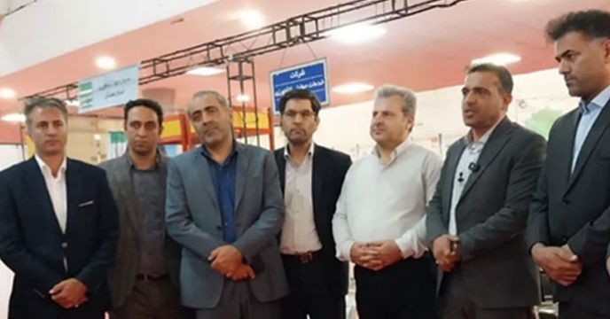 بازدید نماینده مردم همدان و فامنین از غرفه شرکت خدمات حمایتی کشاورزی استان همدان در نمایشگاه بین‌المللی کشاورزی
