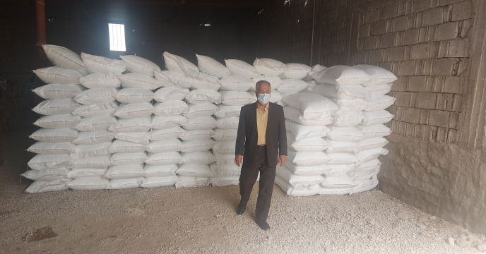بازدید مدیر شرکت خدمات حمایتی کشاورزی استان بوشهر از انبار کارگزاری روستای دهرود سفلی( مصطفی زاده)