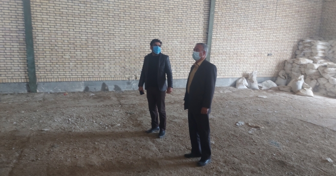 بازدید مدیر شرکت خدمات حمایتی کشاورزی استان بوشهر از انبار کارگزاری روستای دهرود علیا( خانزاده)