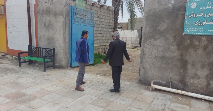 بازدید مدیر شرکت خدمات حمایتی کشاورزی استان بوشهر از انبار کارگزاری شهر کلمه