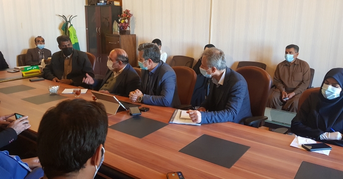 جلسه بررسی مشکلات سامانه پایش مواد کودی در شهرستان قلعه گنج
