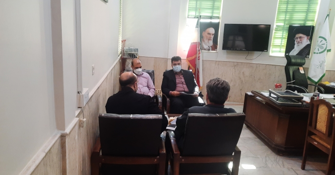 جلسه سرپرست شرکت خدمات حمایتی کشاورزی استان یزد با بازرسین امور مالی