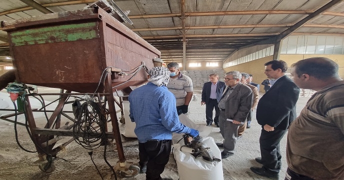 بازدید رئیس سازمان جهاد کشاورزی استان خوزستان از شرکت خدمات حمایتی کشاورزی 
