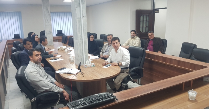 جلسه وبینار آموزشی ارزیابی عملکرد سال 1402 در سالن جلسات شرکت خدمات حمایتی کشاورزی استان آذربایجان غربی