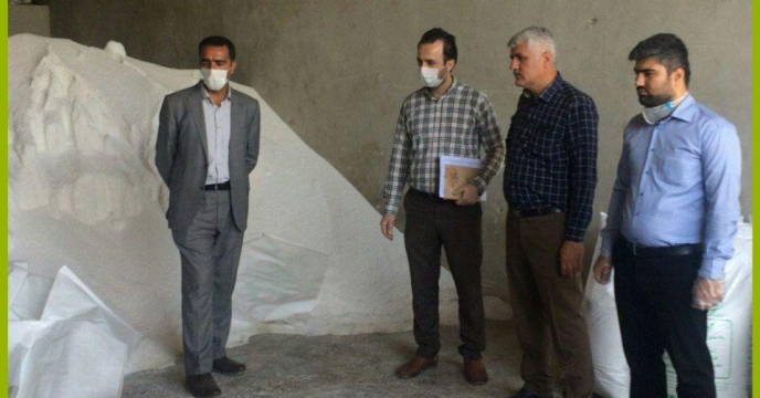 بازدید از مراکز توزیع کود در مدیریت جهاد کشاورزی شهرستان گرگان گلستان