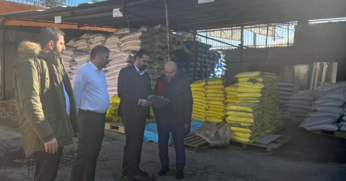 بازدید کارشناسان فنی شرکت خدمات حمایتی کشاورزی استان تهران ازانبار نهاده های کشاورزی اتحادیه شهریار