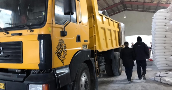 تامبن و ارسال مقدار 10 تن کود سوپر فسفات تریپل به شهرستان پیرانشهر 