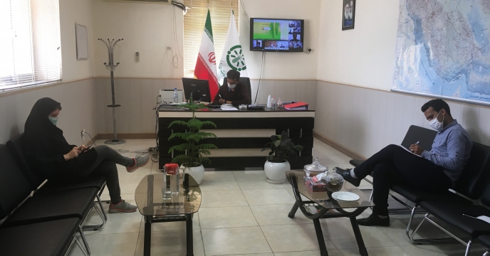 برگزاری جلسه ویدئو کنفرانس سامانه کنترل و پایش مواد کودی  در استان بوشهر