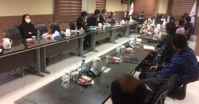 سومين جلسه بررسي امكانات دريايى و تجهیزات تخليه و بارگیری خاك فسفات در اسکله بوشهر