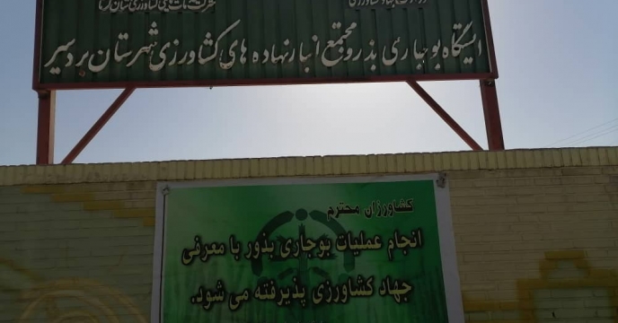 بوجاری بذور کشاورزان،درایستگاههای استان کرمان انجام می شود