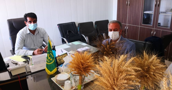 نشست مشترک مدیر شرکت خدمات حمایتی کشاورزی استان بوشهر با مدیر زراعت سازمان جهاد کشاورزی استان بوشهر