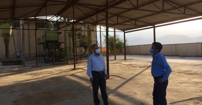 بازدید مدیر شرکت خدمات حمایتی کشاورزی استان بوشهر از انبار سازمانی بنداروز