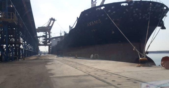 آمار عملیات بارگیری کشتی آونگ از پتروشیمی پردیس عسلویه