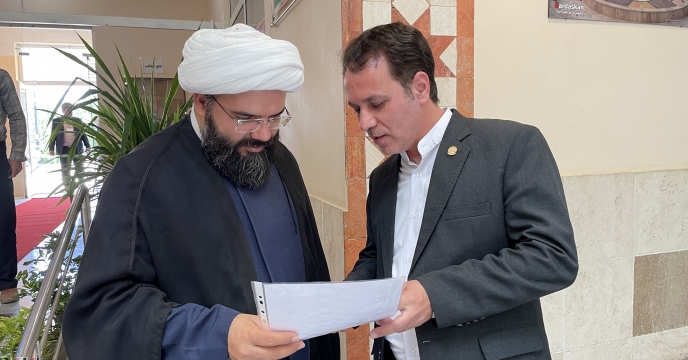 دیدار مهندس عطائی با حجت الاسلام نیک بین نماینده مردم در مجلس شورای اسلامی