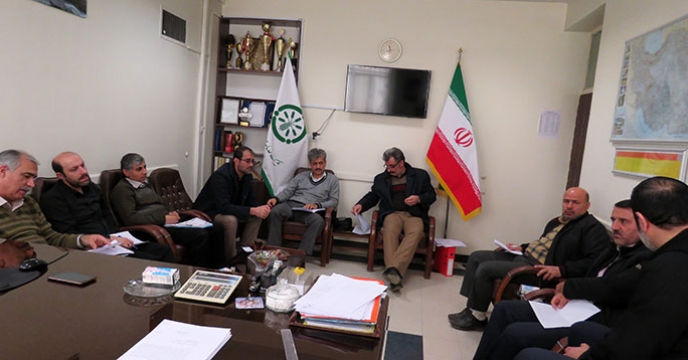 جلسه بررسی درخواست عاملیت توزیع کود شیمیایی شرکت خدمات حمایتی کشاورزی در شهرستان همدان 