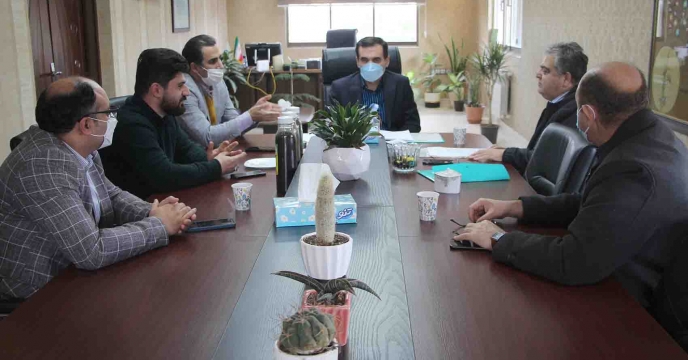 نشست مشترک مدیر شرکت خدمات حمایتی کشاورزی استان گیلان با اعضای هیات مدیره