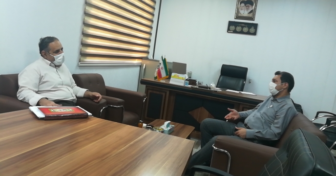 جلسه با مدیر جهاد کشاورزی شهرستان سازمان جهاد کشاورزی استان قم