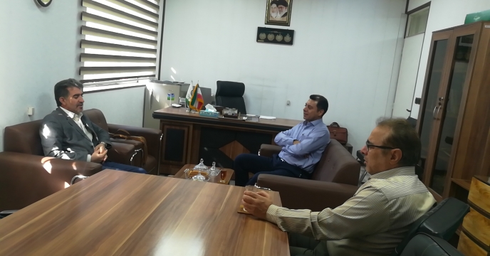 جلسه با رئیس اموال وداریی های دفتر مرکزی در استان قم