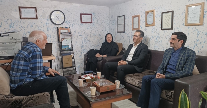 دیدار ‌و‌گفتگو مدیر شرکت خدمات حمایتی کشاورزی استان گلستان با پیشکسوت مطبوعات استان