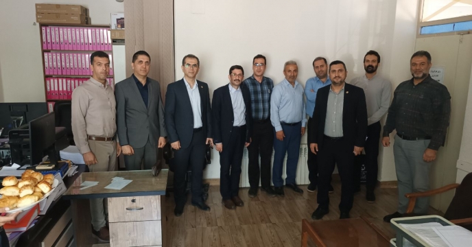 دیدار صمیمانه مدیر شرکت خدمات حمایتی کشاوری استان گلستان  با کارکنان و تبریک روز کارمند