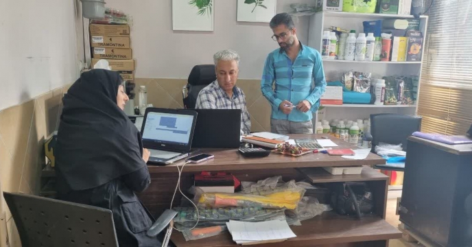 پایش کودی از کارگزاری کود سهیلی فر در  شهرستان کردکوی