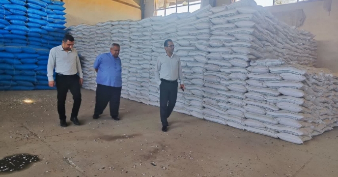 بازدید مدیر شرکت خدمات حمایتی کشاورزی گلستان از انبار بوئین گنبد؛ تأکید بر مدیریت هوشمند توزیع کود