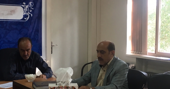 جلسه با مدیر شرکت خدمات حمایتی کشاورزی البرز با مدیر زراعت 