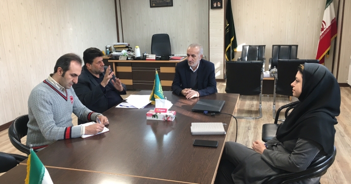 نشست صمیمی و برگزاری جلسه با رئیس نظام مهندسی البرز