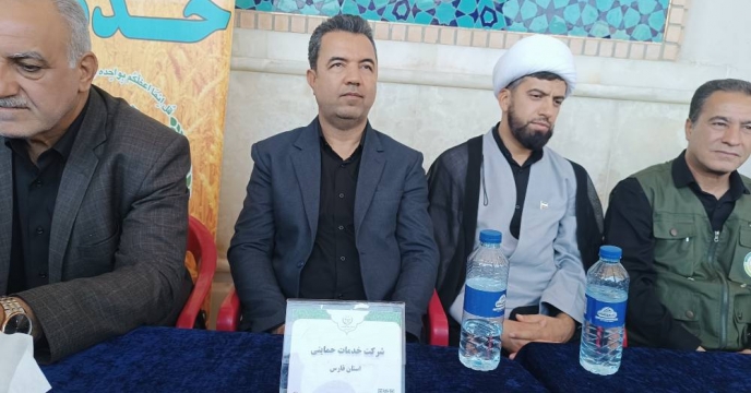 حضور مدیر شرکت خدمات حمایتی کشاورزی فارس در میز خدمت مردمی