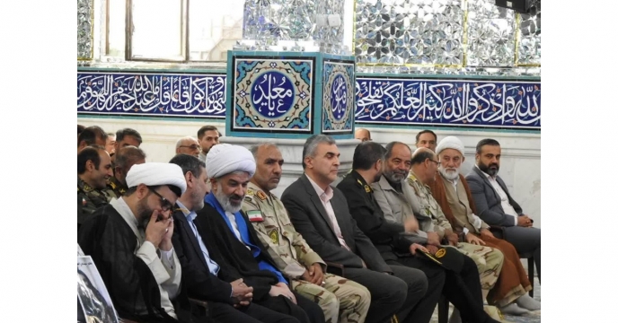 تجدید میثاق با آرمان‌های شهدا و امام راحل در گلزار شهدای مرکز استان خراسان شمالی به مناسبت  هفته دفاع مقدس