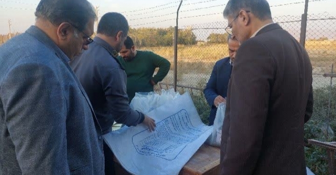 ارسال نمونه کود سوپرفسفات تریپل حمل شده به انبار مرکزی استان تهران به مرکز تحقیقات کاربردی کرج