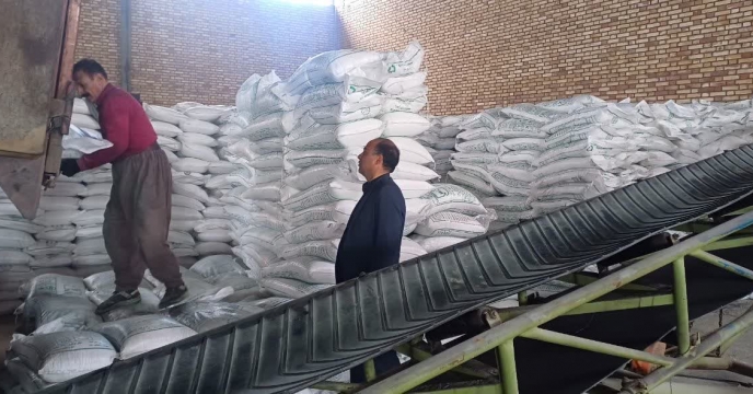 بازدید میدانی خدابخشی مدیر شرکت خدمات حمایتی کشاورزی استان سمنان و صباغیان معاون و مسئول فنی شرکت از انبار های سازمانی استان