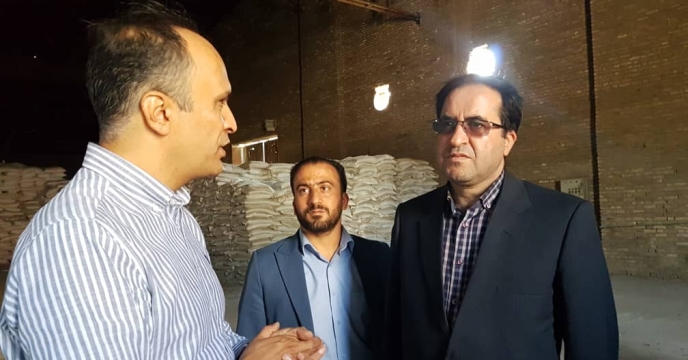 بازدید رئیس سازمان جهاد کشاورزی استان قزوین از انبارهای سازمانی استان