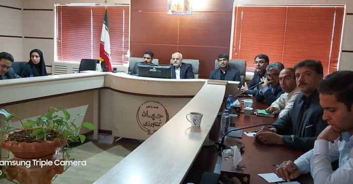 جلسه برسی وضعیت کود در استان سمنان 