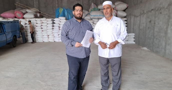 بازدید از مراکز توزیع کود  در شهرستان  گمیشان