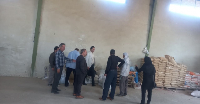بازدید کارشناسان فنی وپایش مواد کودی  از شرکت تعاونی حمایت از توسعه بخش کشاورزی شهرستان ورامین