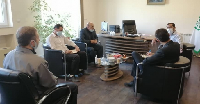 جلسه مشترک مدیریت مجتمع با نمایندگان سازمان جهاد کشاورزی و محیط زیست استان البرز