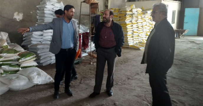عملیات پایش و رصد توزیع کود کشاورزی در استان همدان