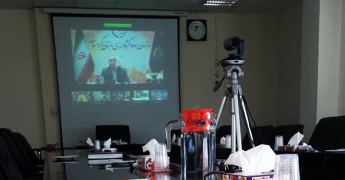 جلسه ویدئو کنفرانس با حضور وزیر جهاد کشاورزی با موضوع کشت های پائیزه