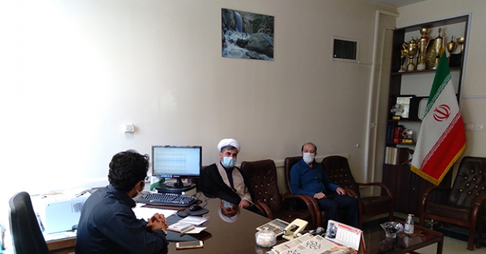 بازدید مسئول عقیدتی سازمان جهاد کشاورزی از شرکت خدمات حمایتی کشاورزی استان همدان