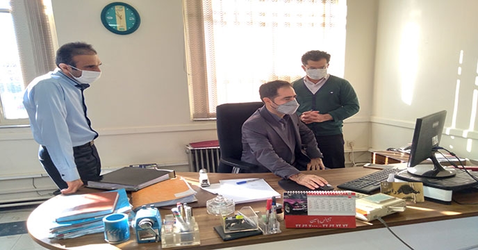 ذیحساب و مدیر امور مالی دفتر مرکزی شرکت خدمات حمایتی کشاورزی از استان همدان بازدید کردند.