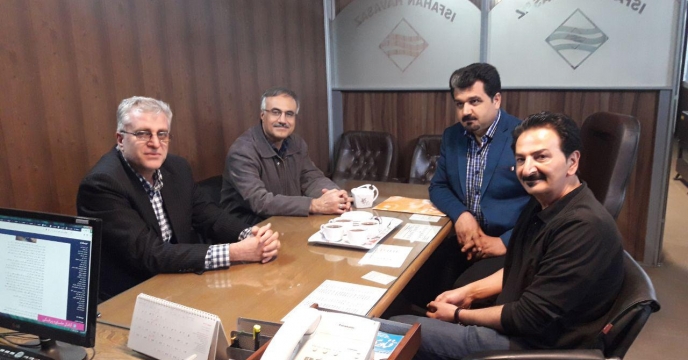 تشکیل جلسه با مدیریت شرکت هواساز استان اصفهان