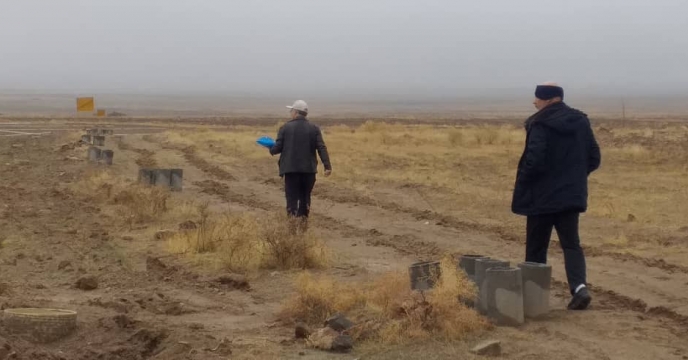 بازدید از مزرعه طرح پایلوت تغذیه کودی استان آذربایجان شرقی