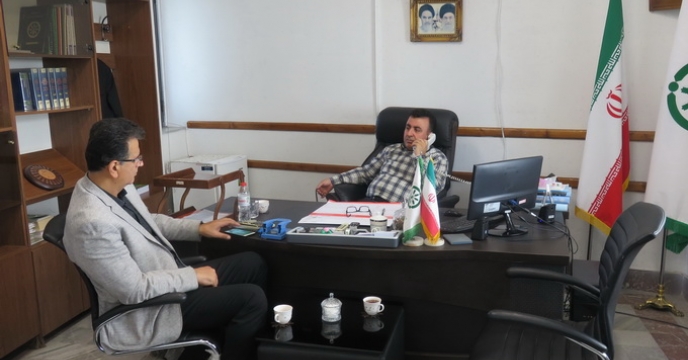 دیدار رئیس دفتر برنج استان با مدیر استان مازندران