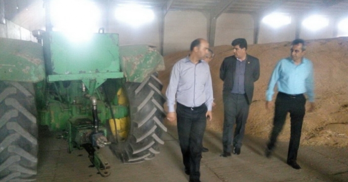 بازدید سرپرست شرکت خدمات حمایتی کشاورزی استان  گلستان از سایت بوجاری بذر  قرق