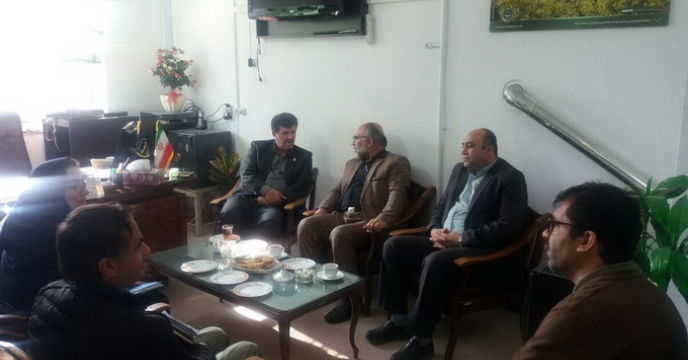  جلسه  هم اندیشی مدیر شرکت خدمات حمایتی کشاورزی استان گلستان با مدیر جهاد کشاورزی شهرستان مینودشت