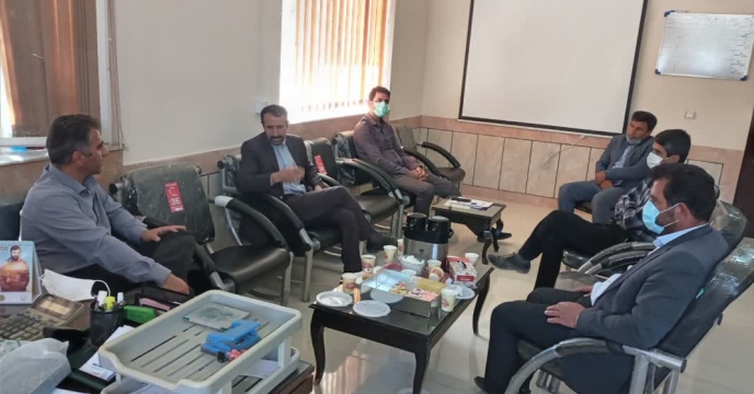 برگزاری جلسه توزیع ونظارت نهاده های کشاورزی در محل دفتر مدیریت جهاد کشاورزی شهرستان خانمیرزا