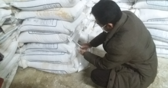 فرآیند نمونه برداری از کود و گندم در انبارهای سازمانی و کارگزاران از ابتدای سال تا کنون استان مرکزی 