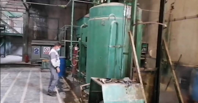 شستشوی مخزن تکنیکال برای تولید سم پادان گرانول